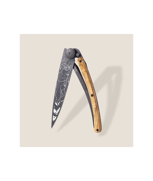 Couteau Deejo Olivier / Belier 1GB000180