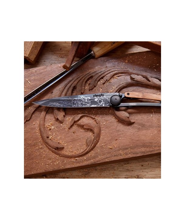 Couteau Deejo Olivier / Cancer 1GB000183