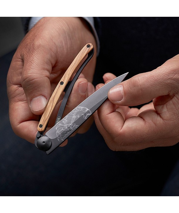 Couteau Deejo Olivier / Scorpion...