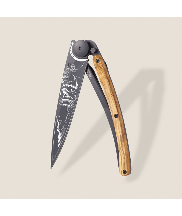 Couteau Deejo Olivier / Verseau...