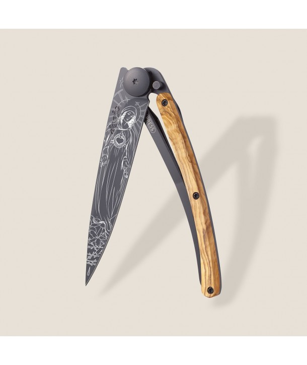 Couteau Deejo Olivier / Vierge 1GB000185