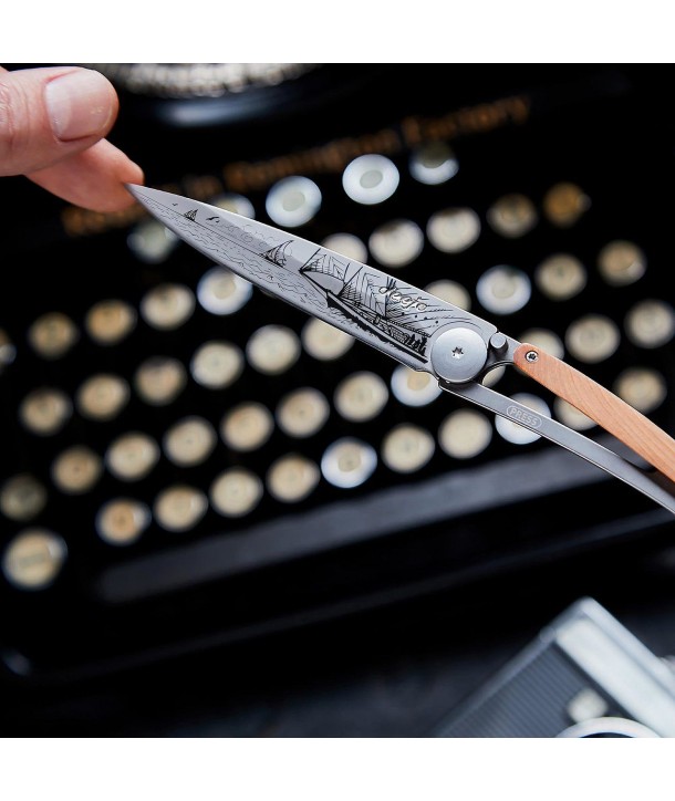 Couteau Deejo Olivier / Voile 1CB000079