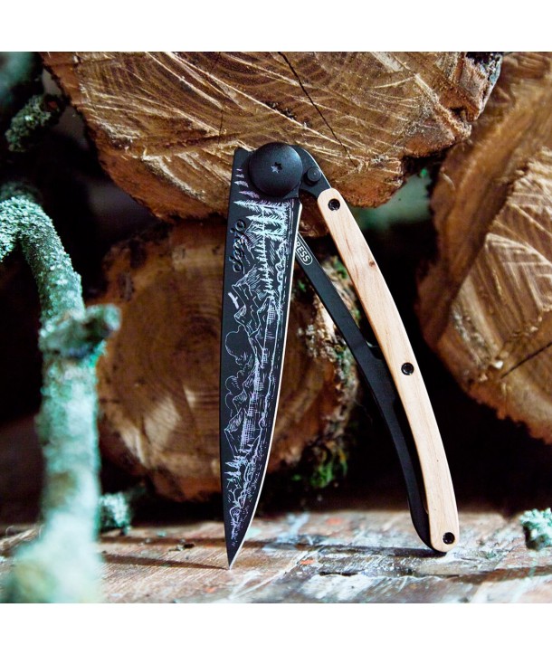 Couteau Deejo Genevrier / Montagne...