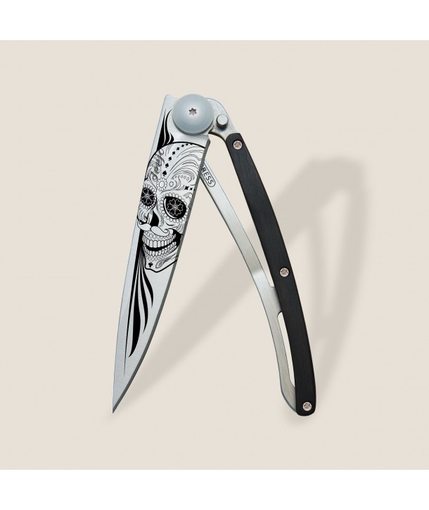Couteau Deejo Ebene / Latino Skull...