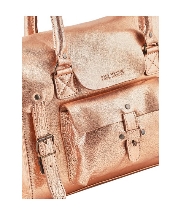 Sac Paul Marius Le Rive Gauche M Or rose