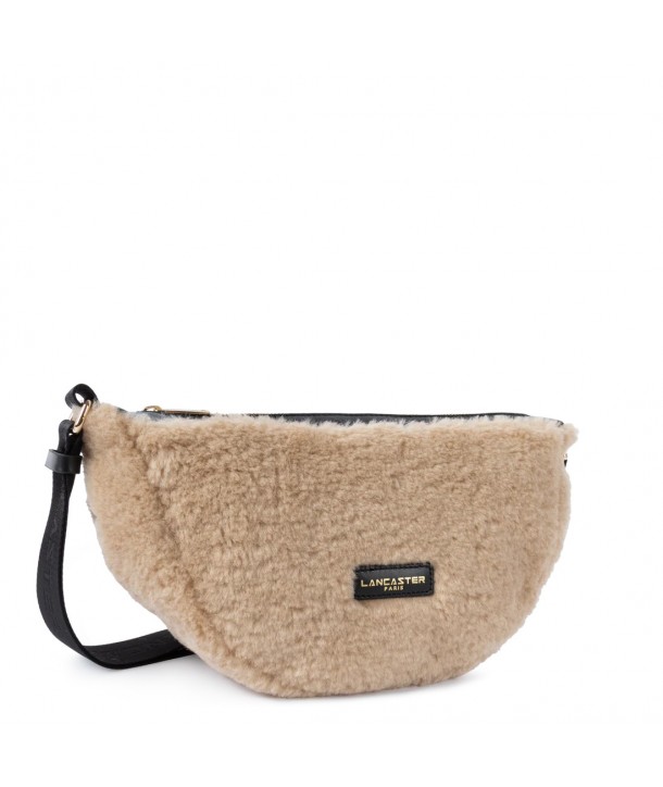 Sac banane Lancaster 518054 Beige & Noir