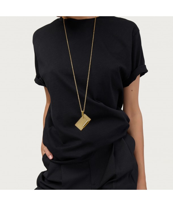 Briquet & collier pointe de diamant...