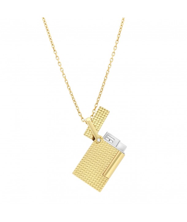 Briquet & collier pointe de diamant...