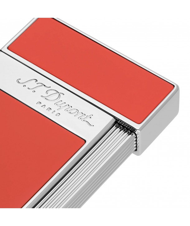 Briquet Dupont Slimmy laqué corail...